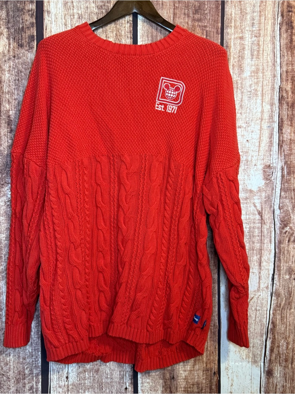 Disney Cable Knit Crewneck Sweater